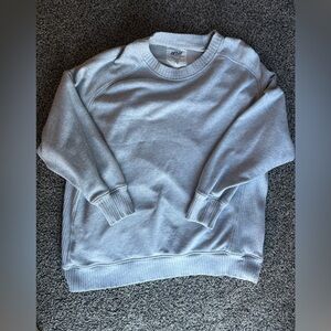 Aerie Light Gray Ribbed Sweatshirt
